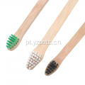 Escova de dentes de bambu com cabeça dupla